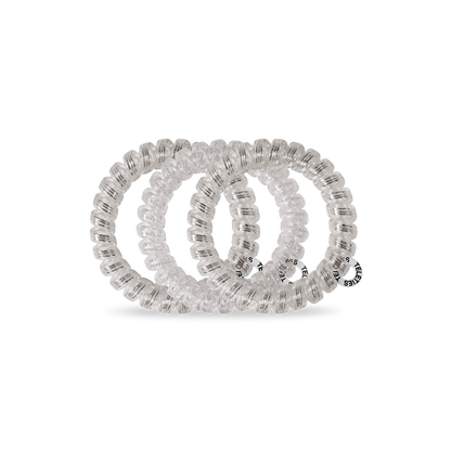 Spiral Hair Coils | Large | Silver Slay Hair Ties