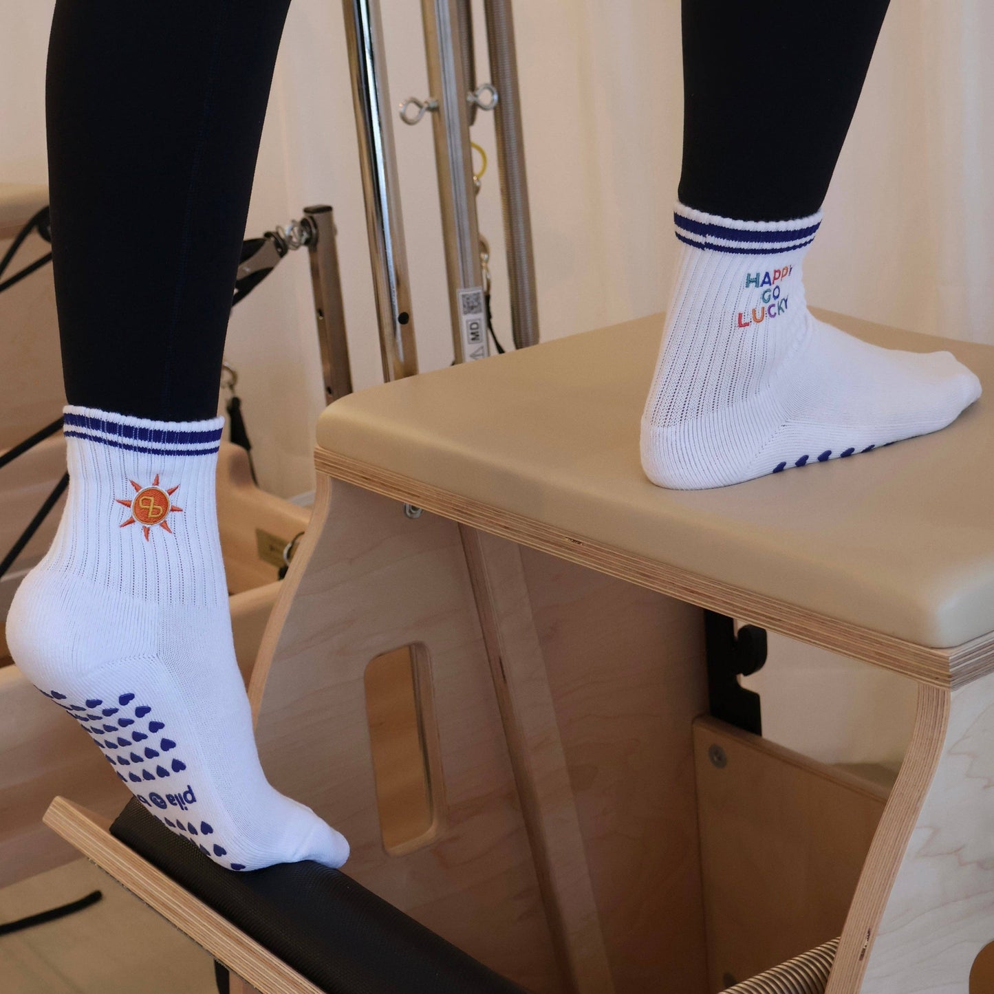 Happy Go Lucky Grip Socks