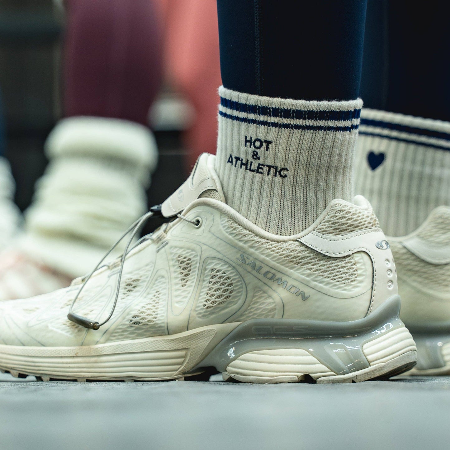Hot and Athletic Grip Socks