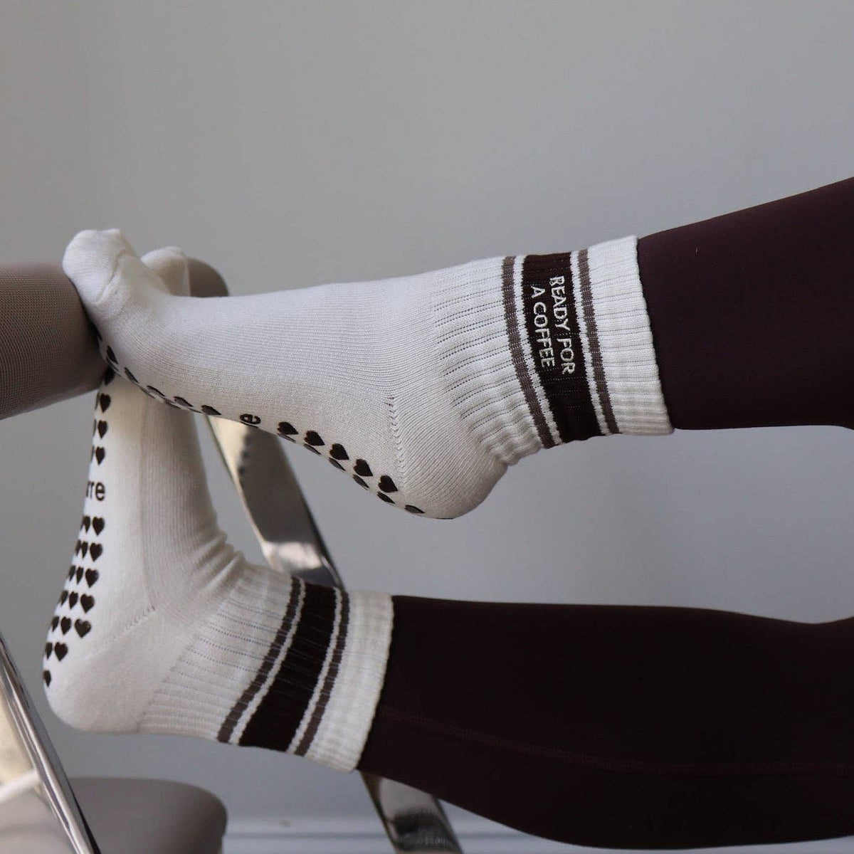 Ready for a Coffee Grip Socks