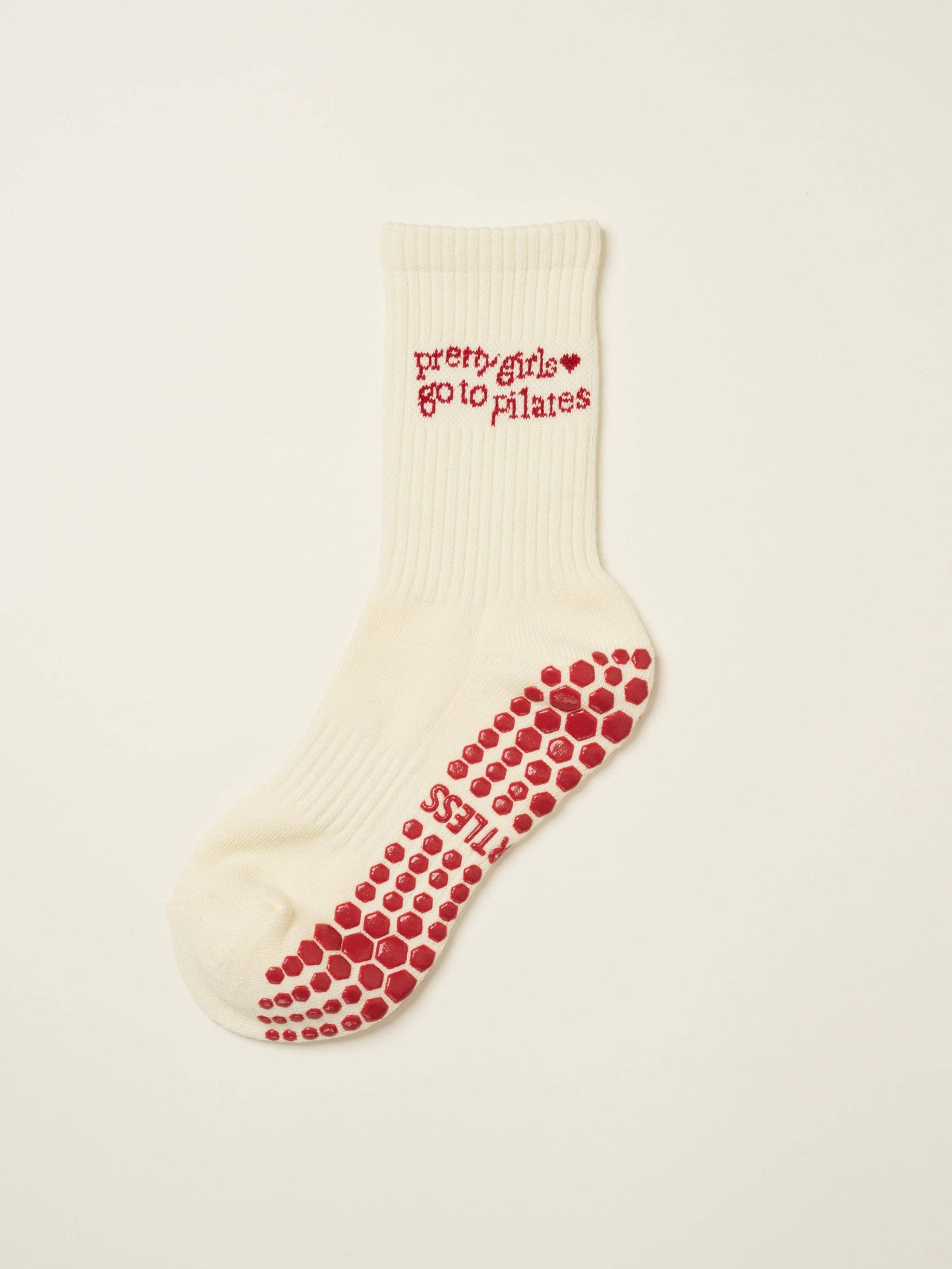🩰 Pilates Girl Grip Sock [Red]