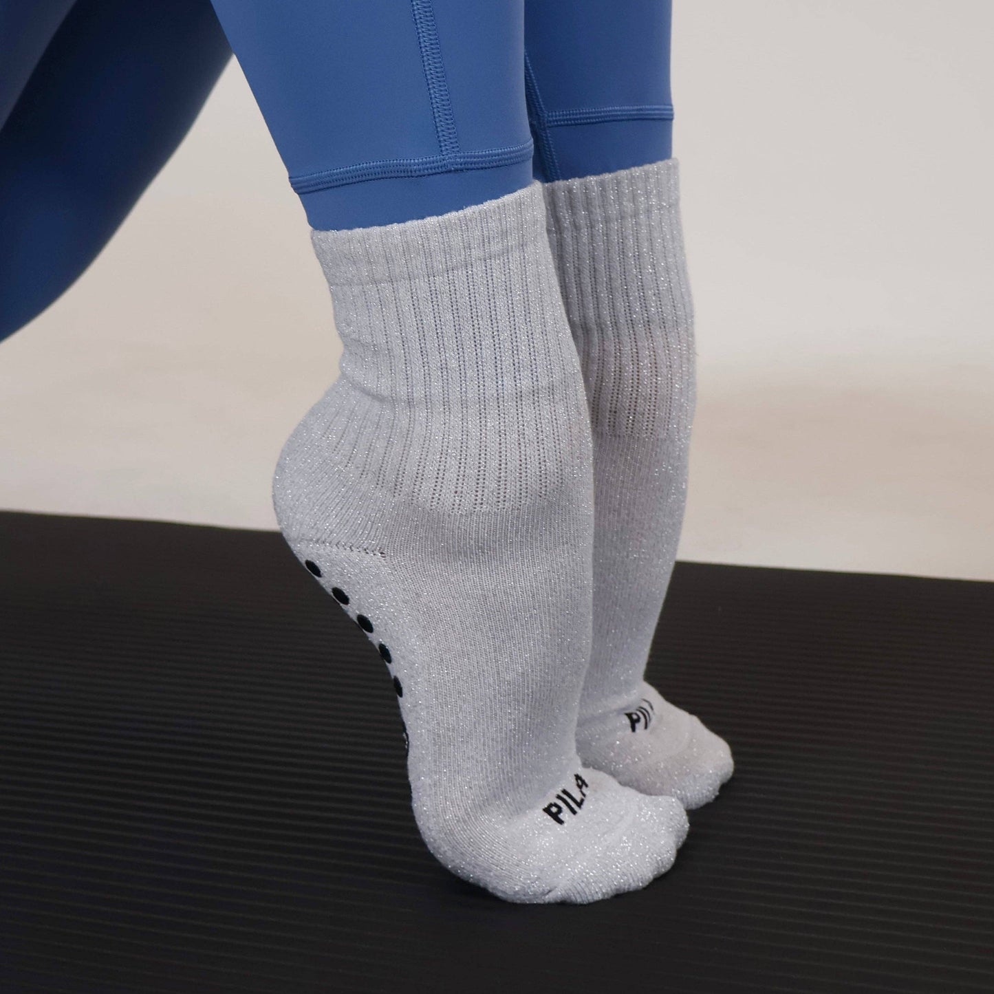 Pila Plain Best Grip Socks - Sparkle Pilates Socks