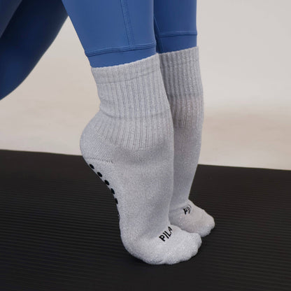 Pila Plain Best Grip Socks - Sparkle Pilates Socks