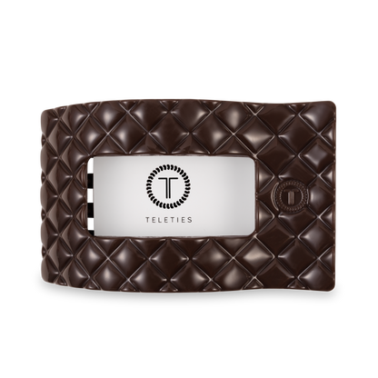 Flat Rectangle Hair Clip | Large | Truly Taupe Quilted