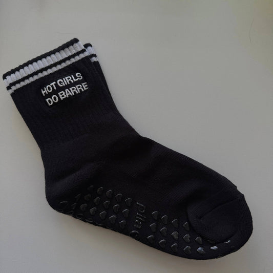Hot Girls Do BARRE Socks - Black