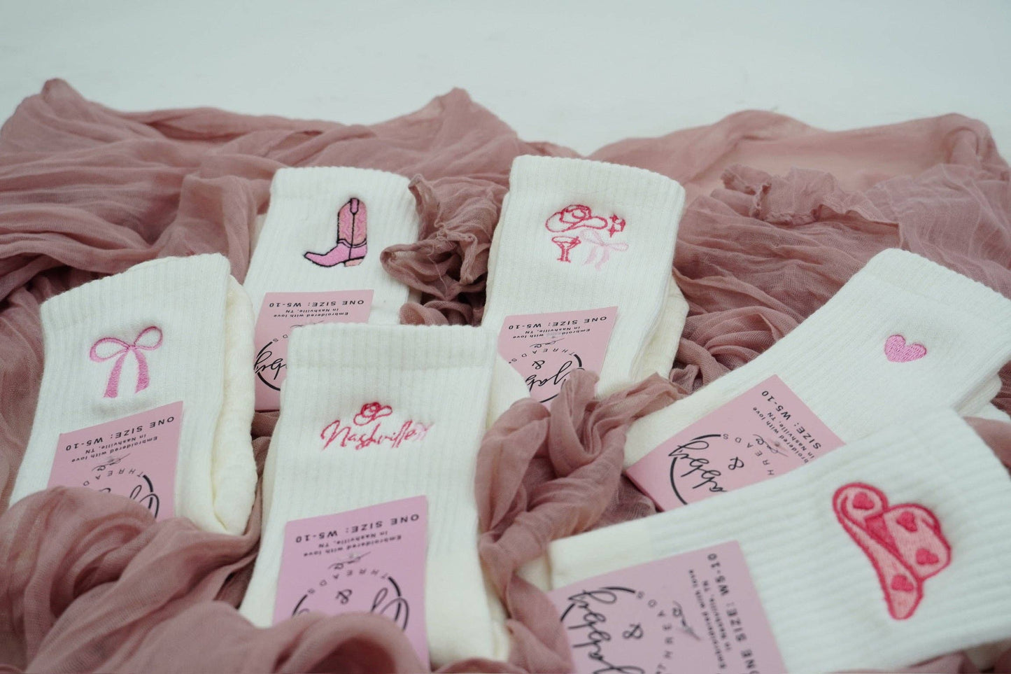 Cowgirl Cocktail Socks (Regular & Grip)