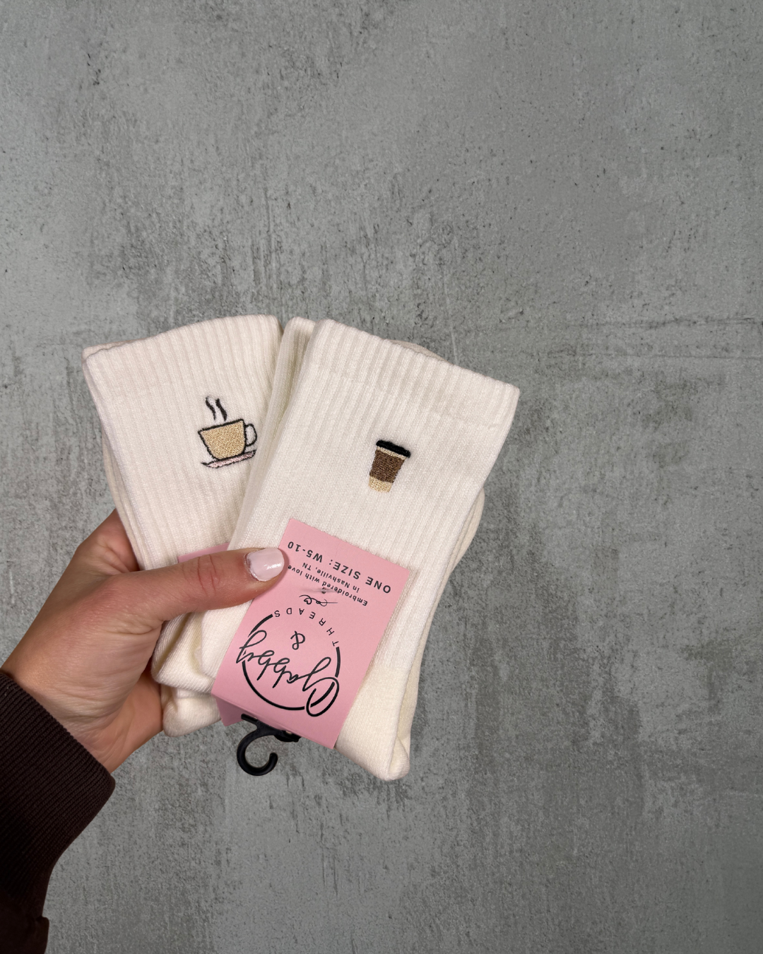 Coffee Cup Socks (Regular & Grip)
