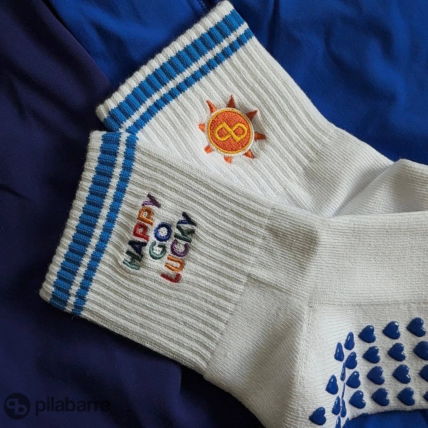 Happy Go Lucky Grip Socks