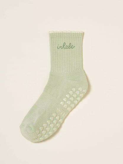🧘🏼‍♀️ Inhale Exhale Grip Sock [Mint Green]
