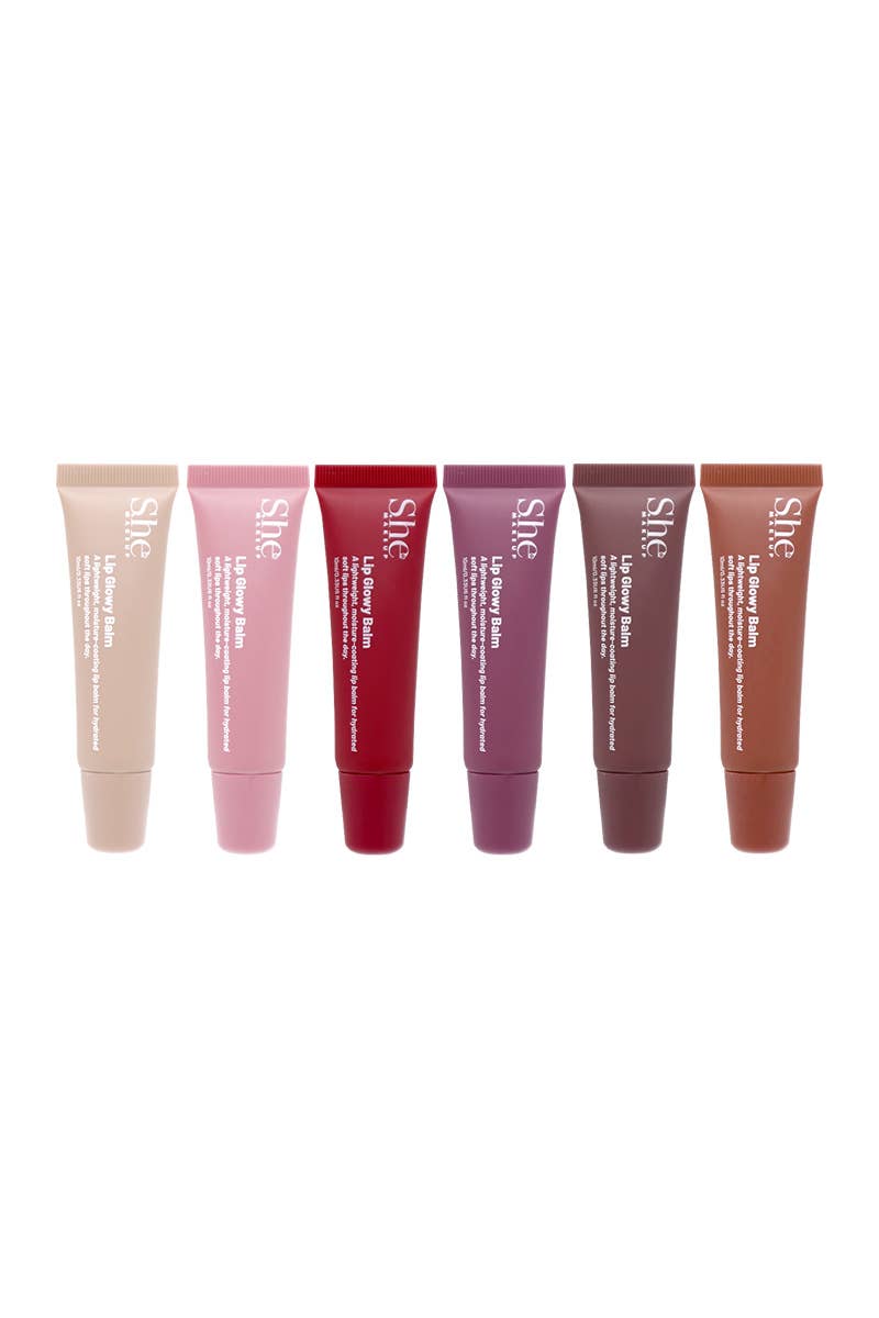 SHE LG24 Lip Glowy Moisturizing Lip Balm - 36 pcs